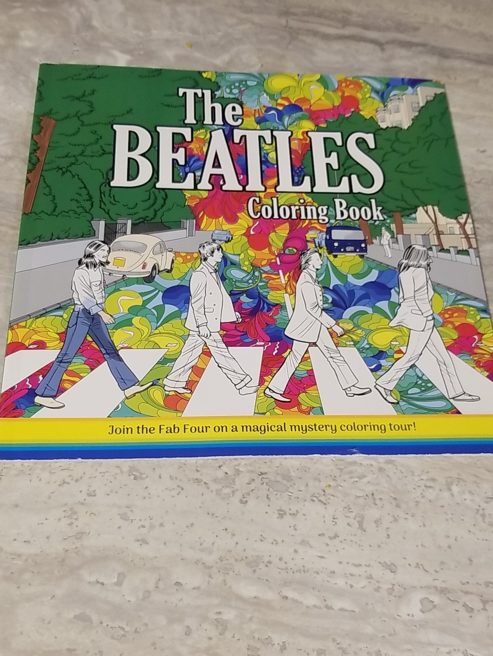 The Beatles Coloring Book - Green, Yellow, Blue, Red, Purple